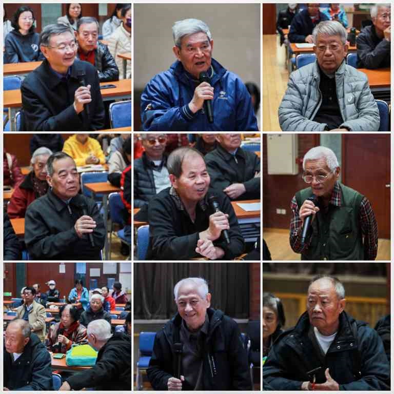 20241122-離退休處舉辦離退休教職工專題報(bào)告會-段鴻杰-老同志積極提問new.jpg