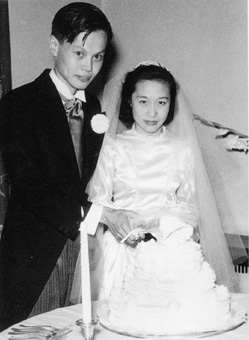 楊振寧和夫人杜致禮,，1950年8月26日攝于普林斯頓